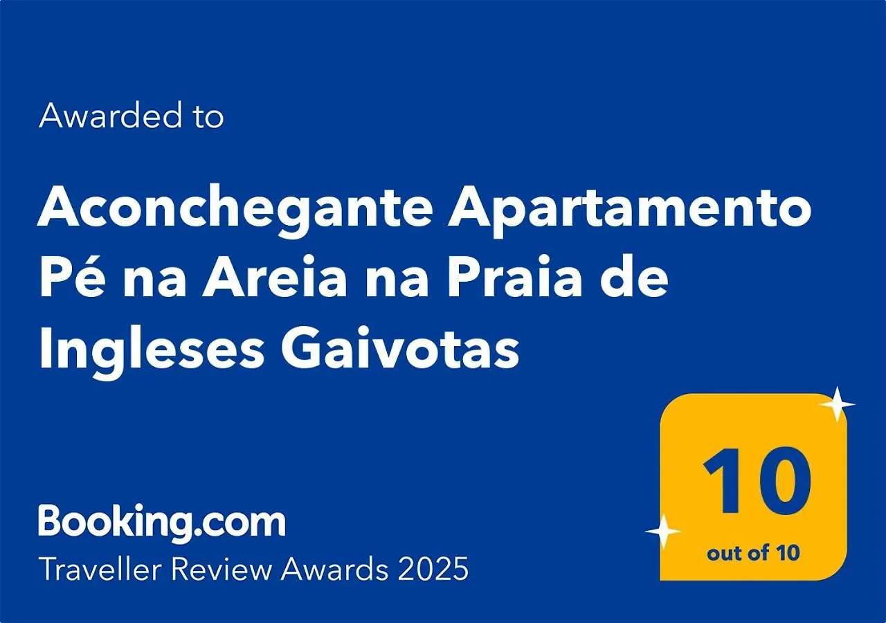 Aconchegante Apartamento Pé na Areia na Praia de Ingleses Florianópolis